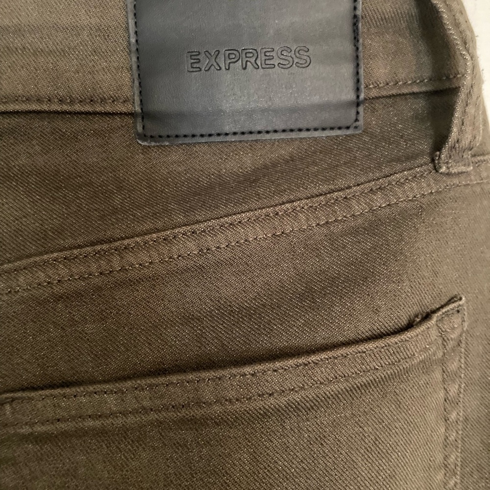 Express Olive Mens Pants Size 32 x 32